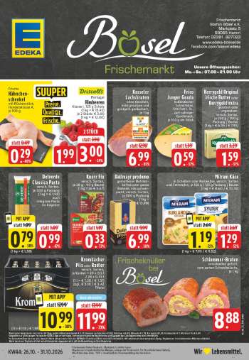 Prospekte Edeka - 26.10.2026 - 31.10.2026.