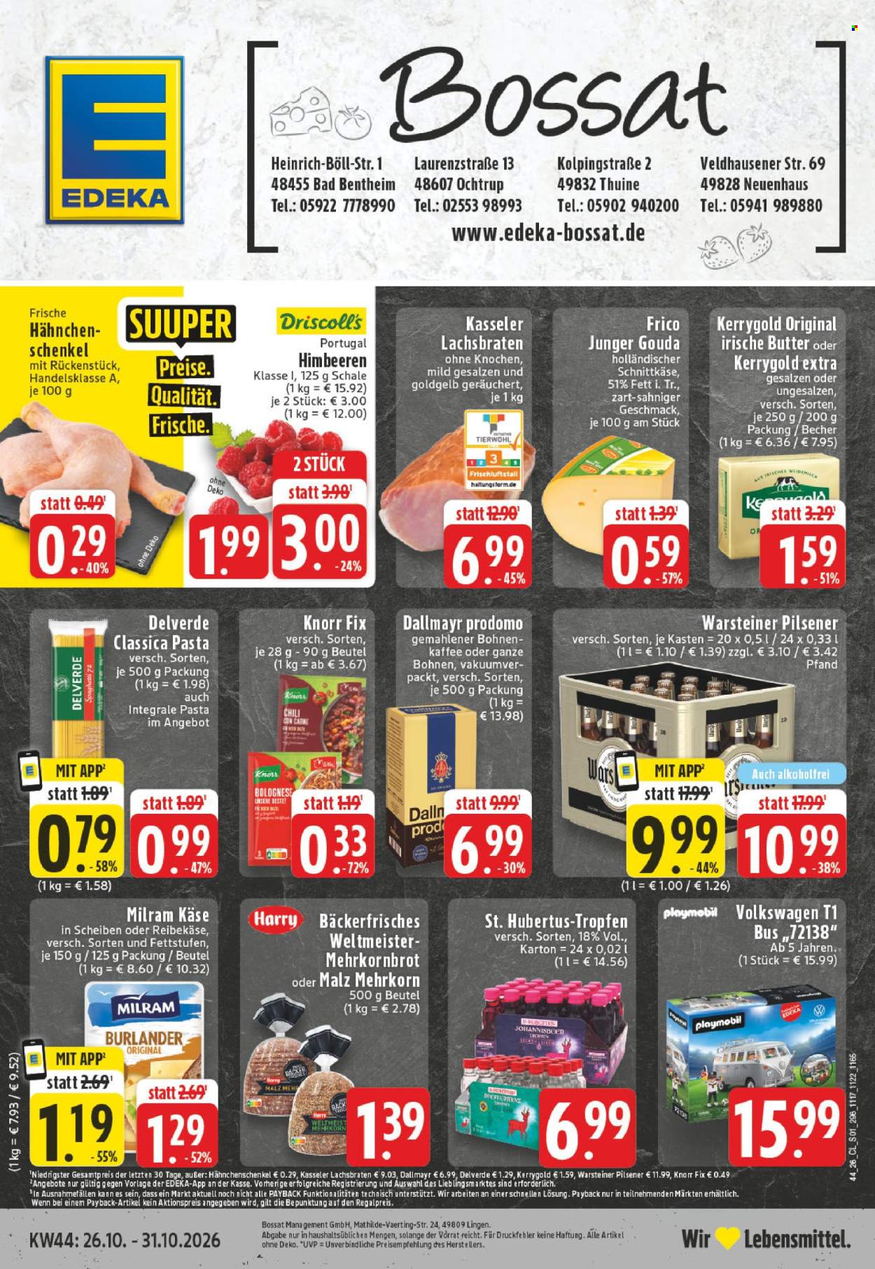 Edeka Prospekte  - 26.10.2026 - 31.10.2026. Seite 1