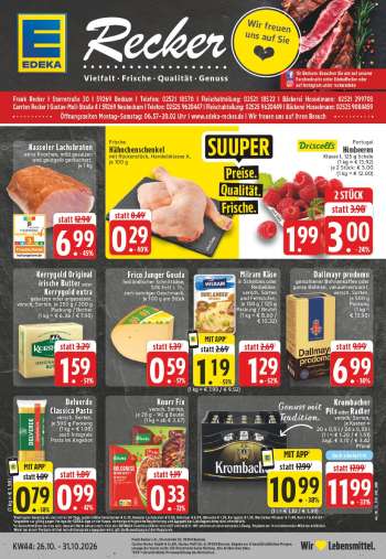 Prospekte Edeka - 26.10.2026 - 31.10.2026.