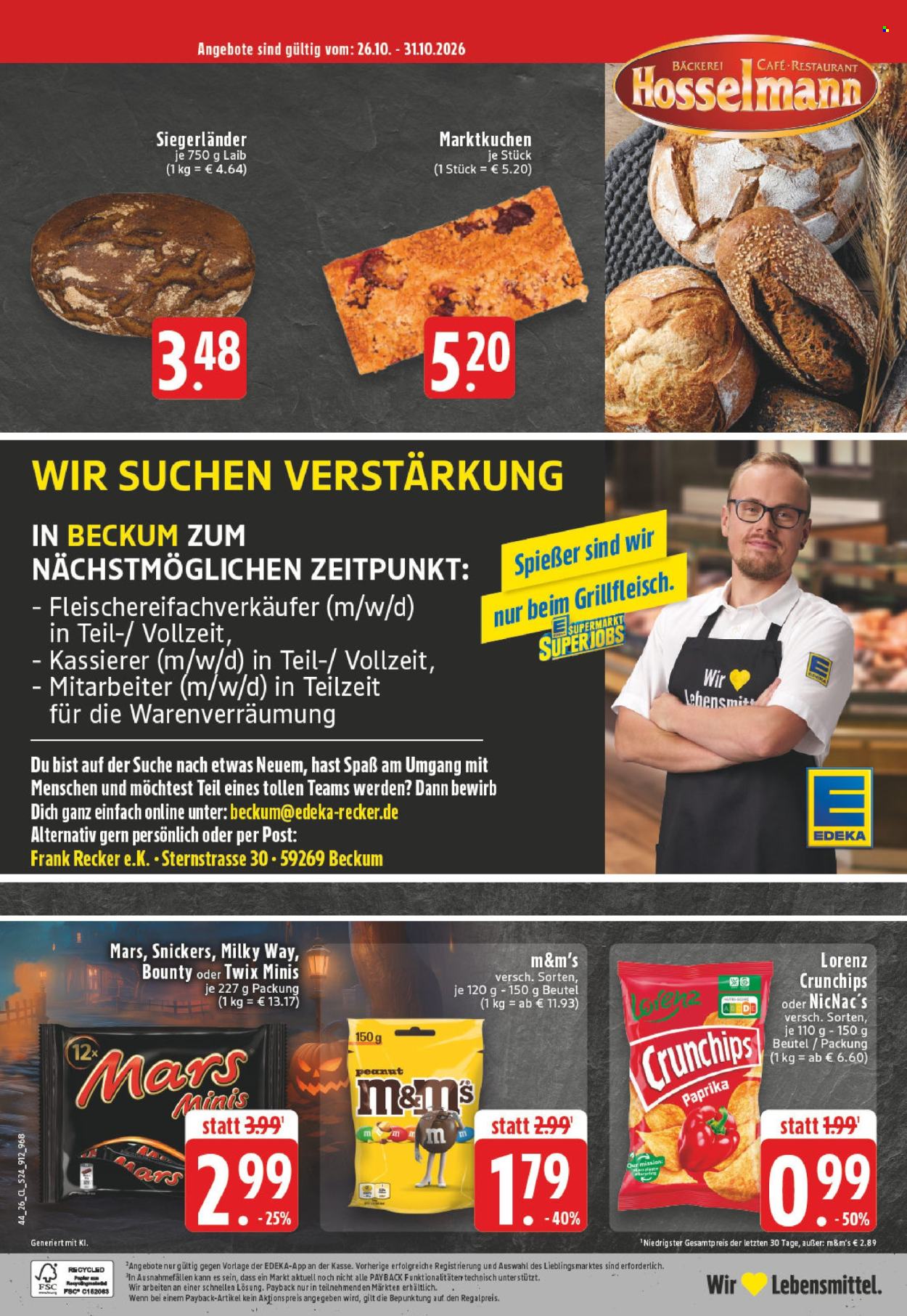 Edeka Prospekte  - 26.10.2026 - 31.10.2026. Seite 26