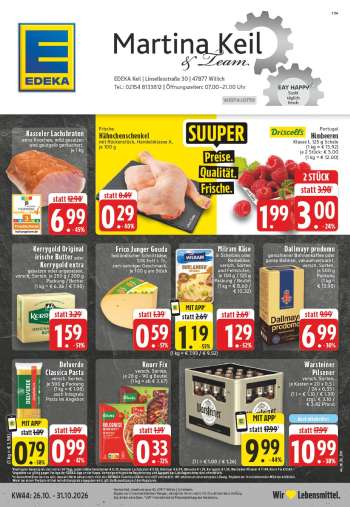 Prospekte Edeka - 26.10.2026 - 31.10.2026.