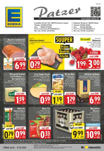 Prospekte Edeka - 26.10.2026 - 31.10.2026.