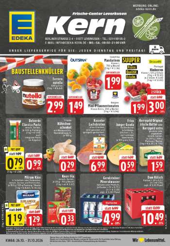Prospekte Edeka - 26.10.2026 - 31.10.2026.