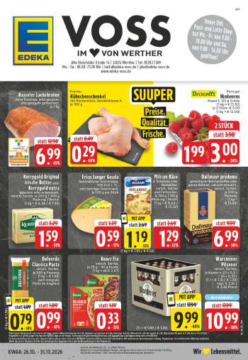 Prospekte Edeka - 26.10.2026 - 31.10.2026.