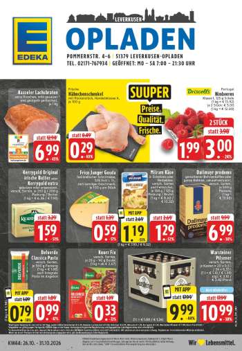 Prospekte Edeka - 26.10.2026 - 31.10.2026.