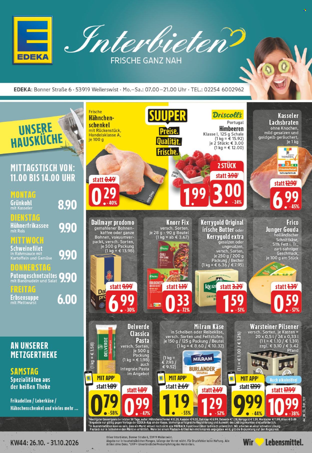Edeka Prospekte  - 26.10.2026 - 31.10.2026. Seite 1