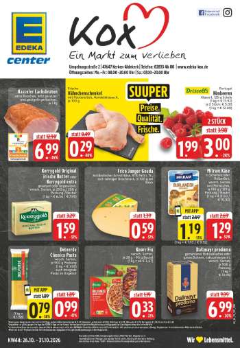 Prospekte Edeka - 26.10.2026 - 31.10.2026.