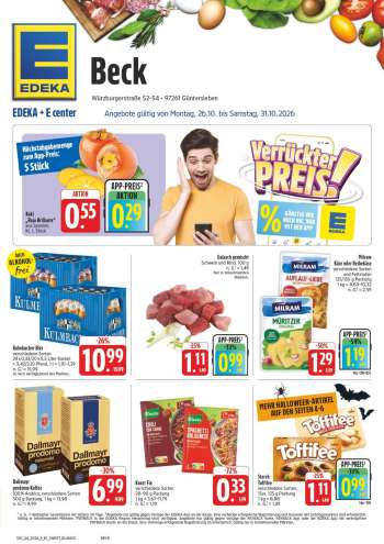 Prospekte Edeka - 26.10.2026 - 31.10.2026.