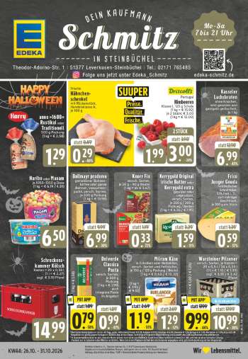 Prospekte Edeka - 26.10.2026 - 31.10.2026.