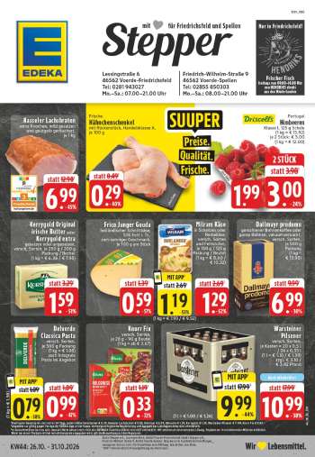 Prospekte Edeka - 26.10.2026 - 31.10.2026.