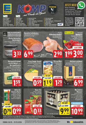 Prospekte Edeka - 26.10.2026 - 31.10.2026.