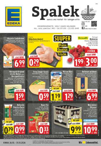 Prospekte Edeka - 26.10.2026 - 31.10.2026.