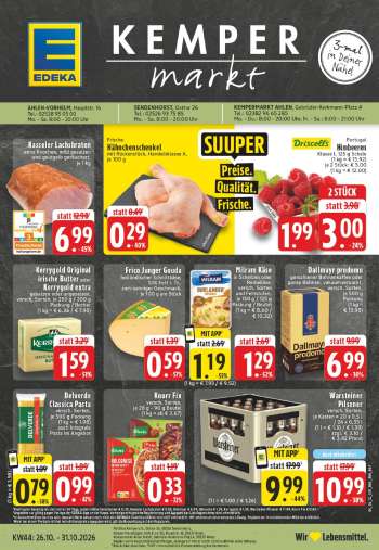 Prospekte Edeka - 26.10.2026 - 31.10.2026.