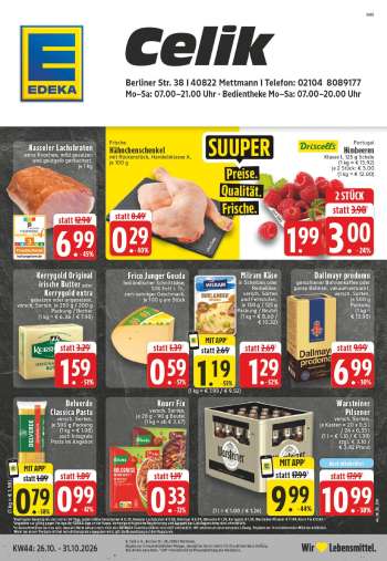 Prospekte Edeka - 26.10.2026 - 31.10.2026.