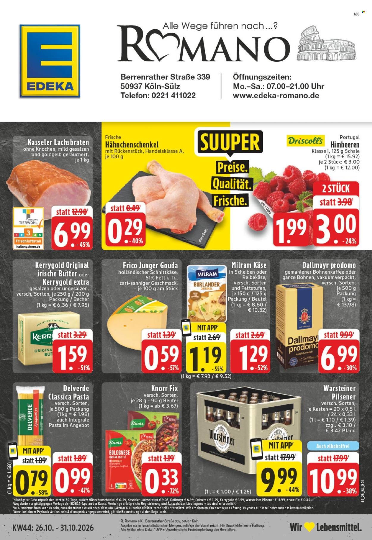 Edeka Prospekte  - 26.10.2026 - 31.10.2026. Seite 1