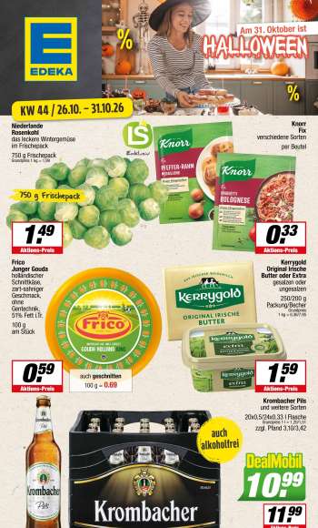 Prospekte Edeka - 26.10.2026 - 31.10.2026.