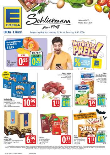 Prospekte Edeka - 26.10.2026 - 31.10.2026.