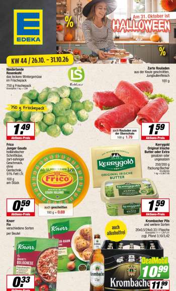 Prospekte Edeka - 26.10.2026 - 31.10.2026.