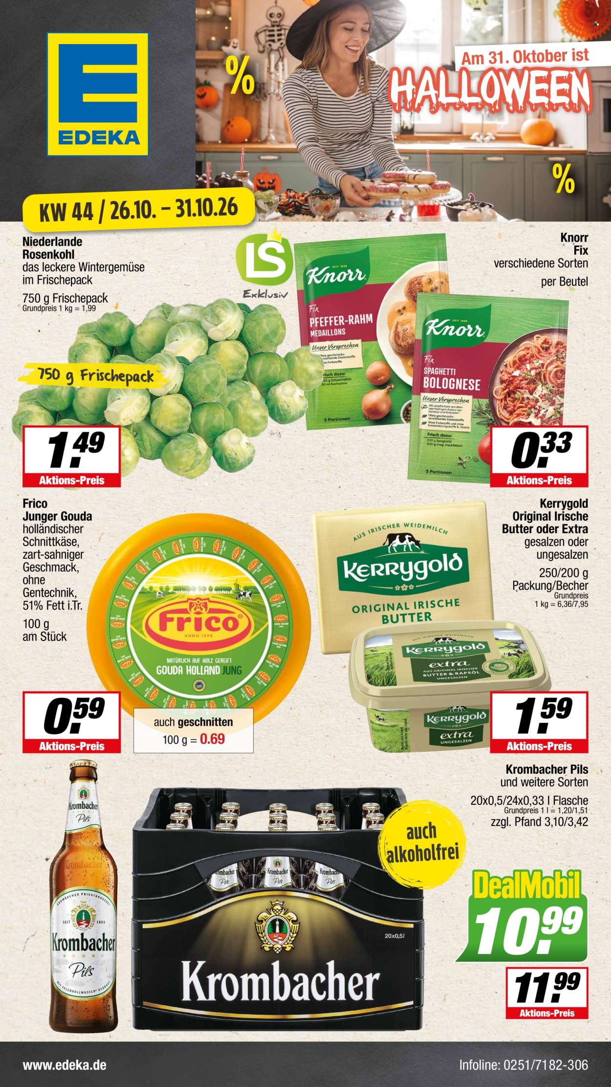 Edeka Prospekte  - 26.10.2026 - 31.10.2026. Seite 1