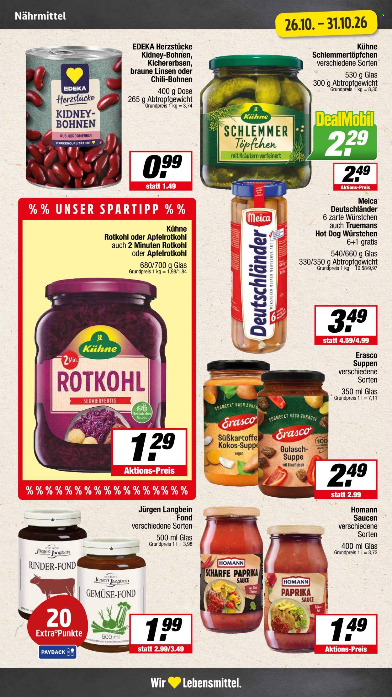 Edeka Prospekte  - 26.10.2026 - 31.10.2026. Seite 17