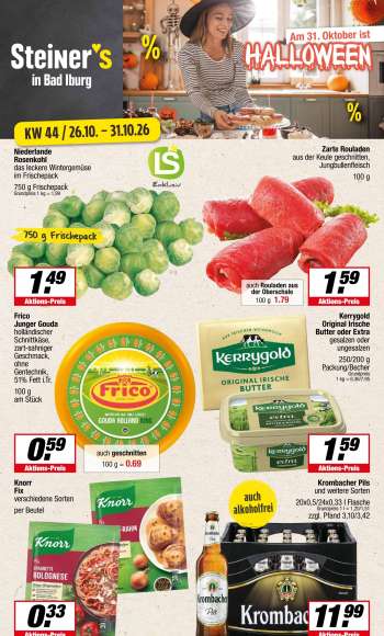 Prospekte Edeka - 26.10.2026 - 31.10.2026.
