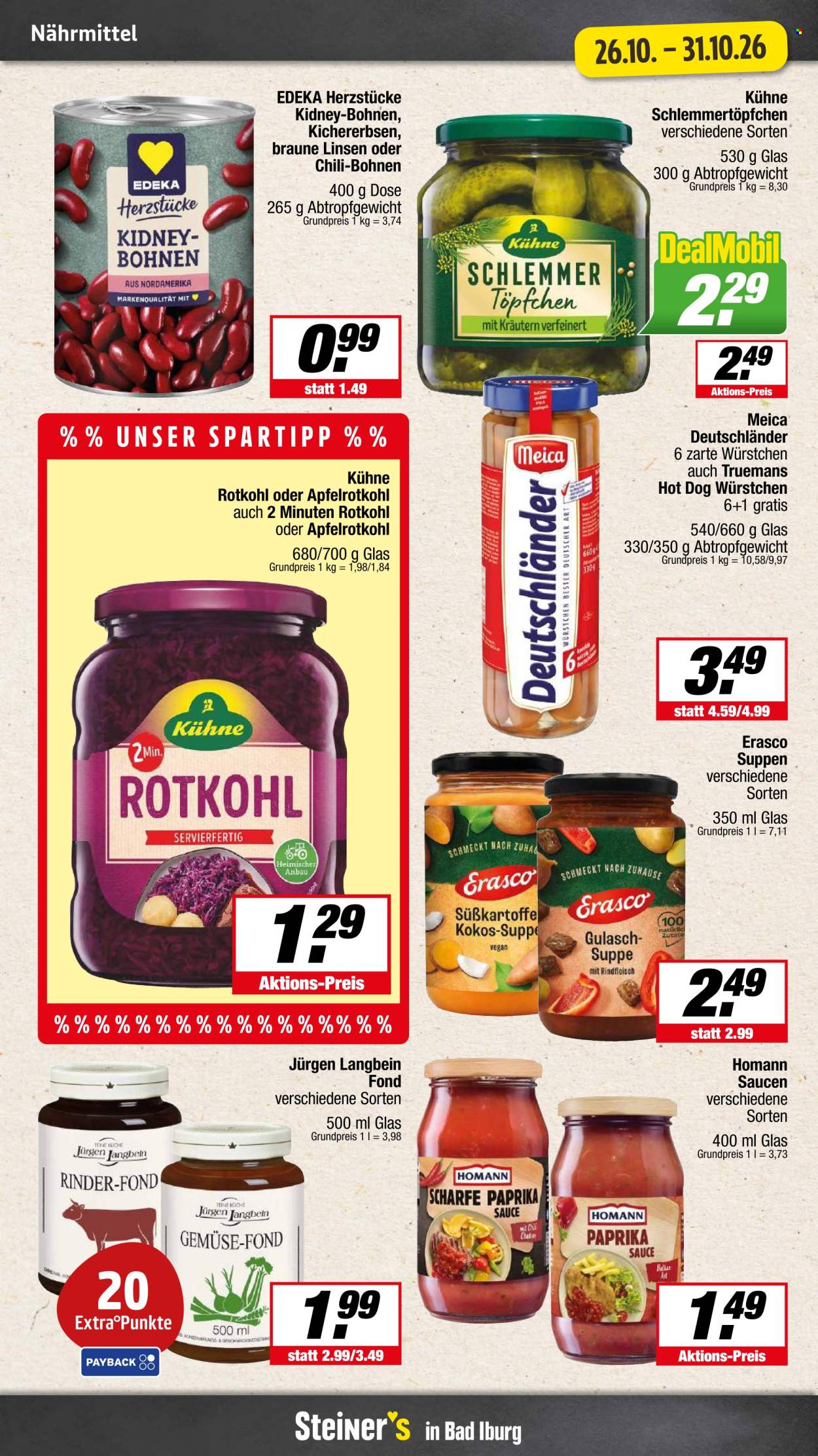 Edeka Prospekte  - 26.10.2026 - 31.10.2026. Seite 16