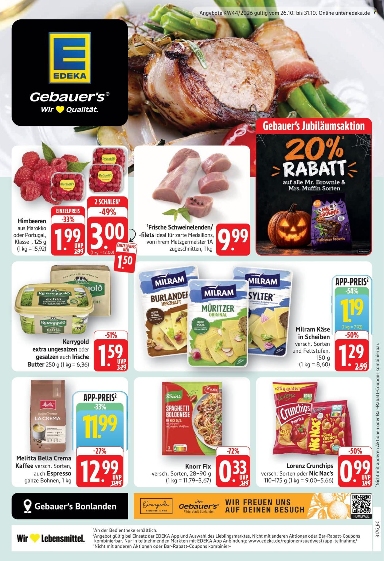 E center Prospekte  - 26.10.2026 - 31.10.2026. Seite 1