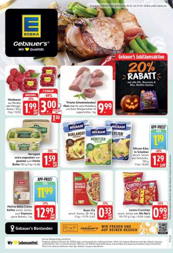 Prospekte E center - 26.10.2026 - 31.10.2026.