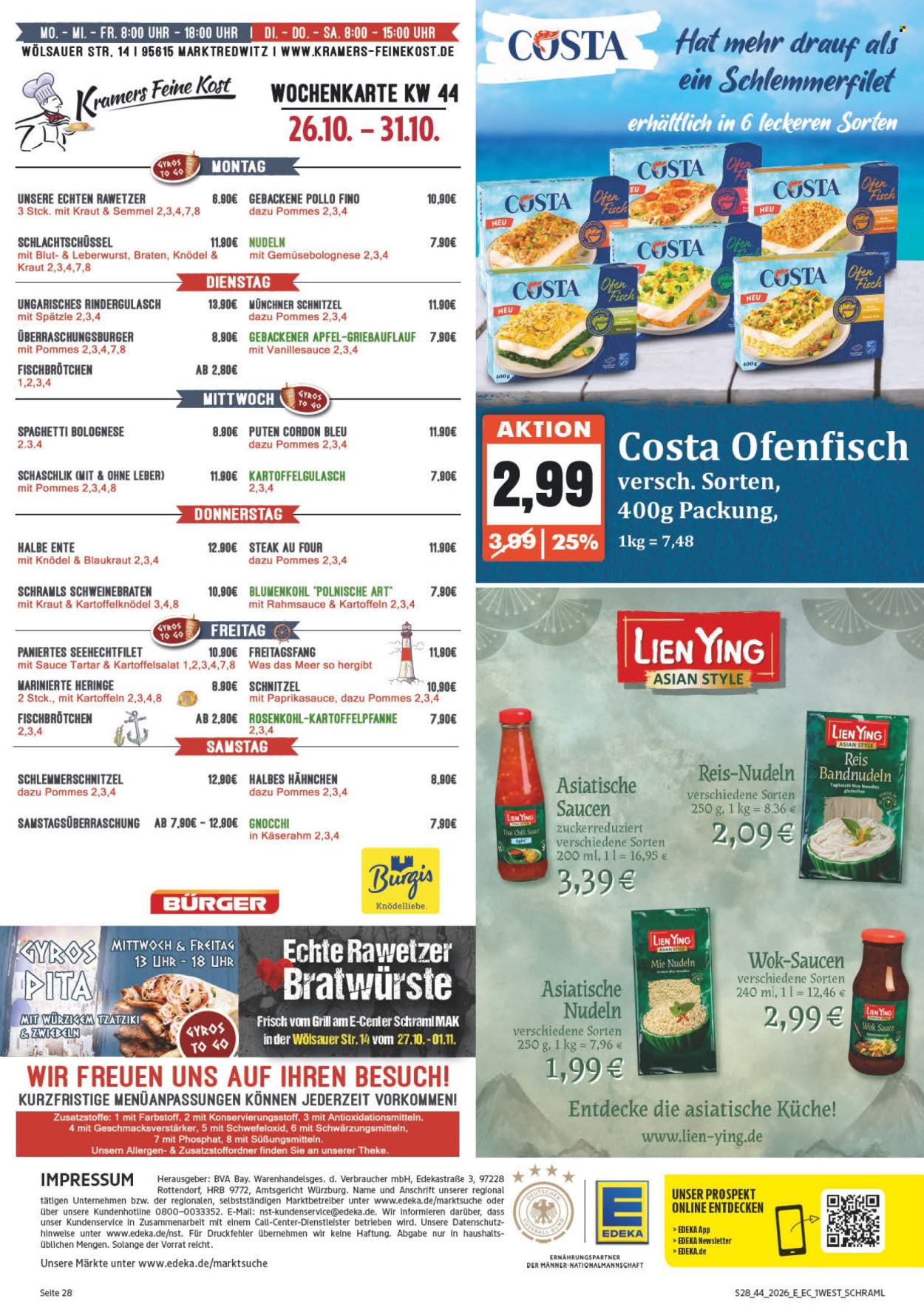 Edeka Prospekte  - 26.10.2026 - 31.10.2026. Seite 2