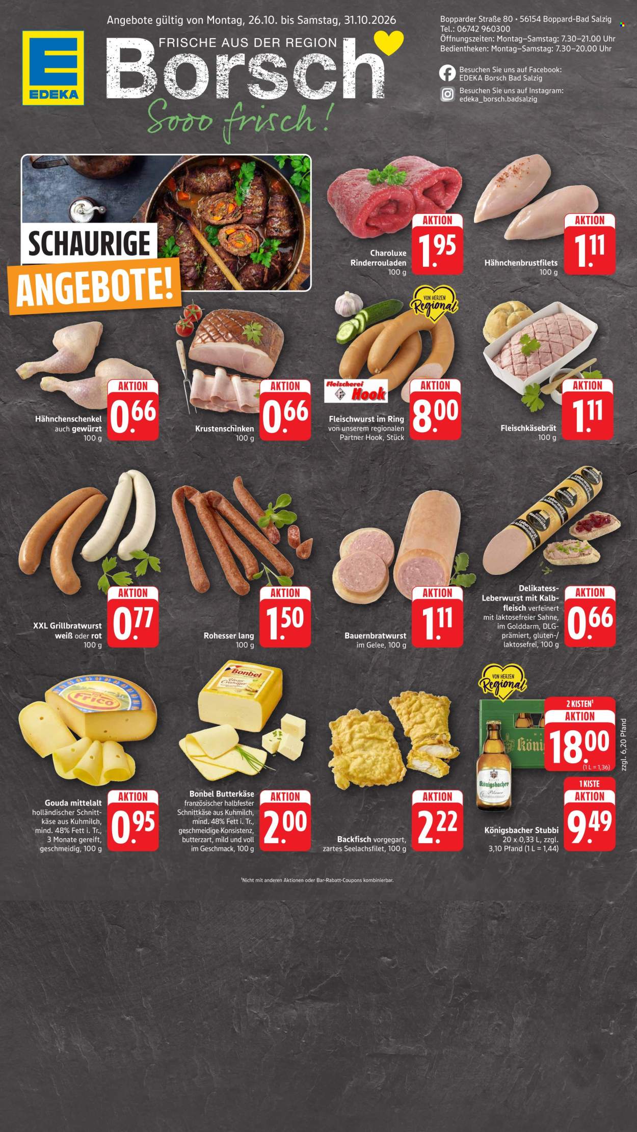 Edeka Prospekte  - 26.10.2026 - 31.10.2026. Seite 1