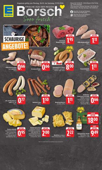Prospekte Edeka - 26.10.2026 - 31.10.2026.