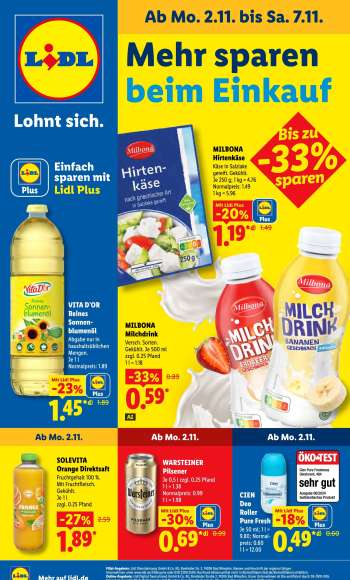 Prospekte Lidl - 2.11.2026 - 7.11.2026.