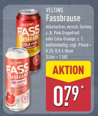 VELTINS Fassbrause