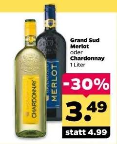 GRAND SUD Merlot oder Chardonnay