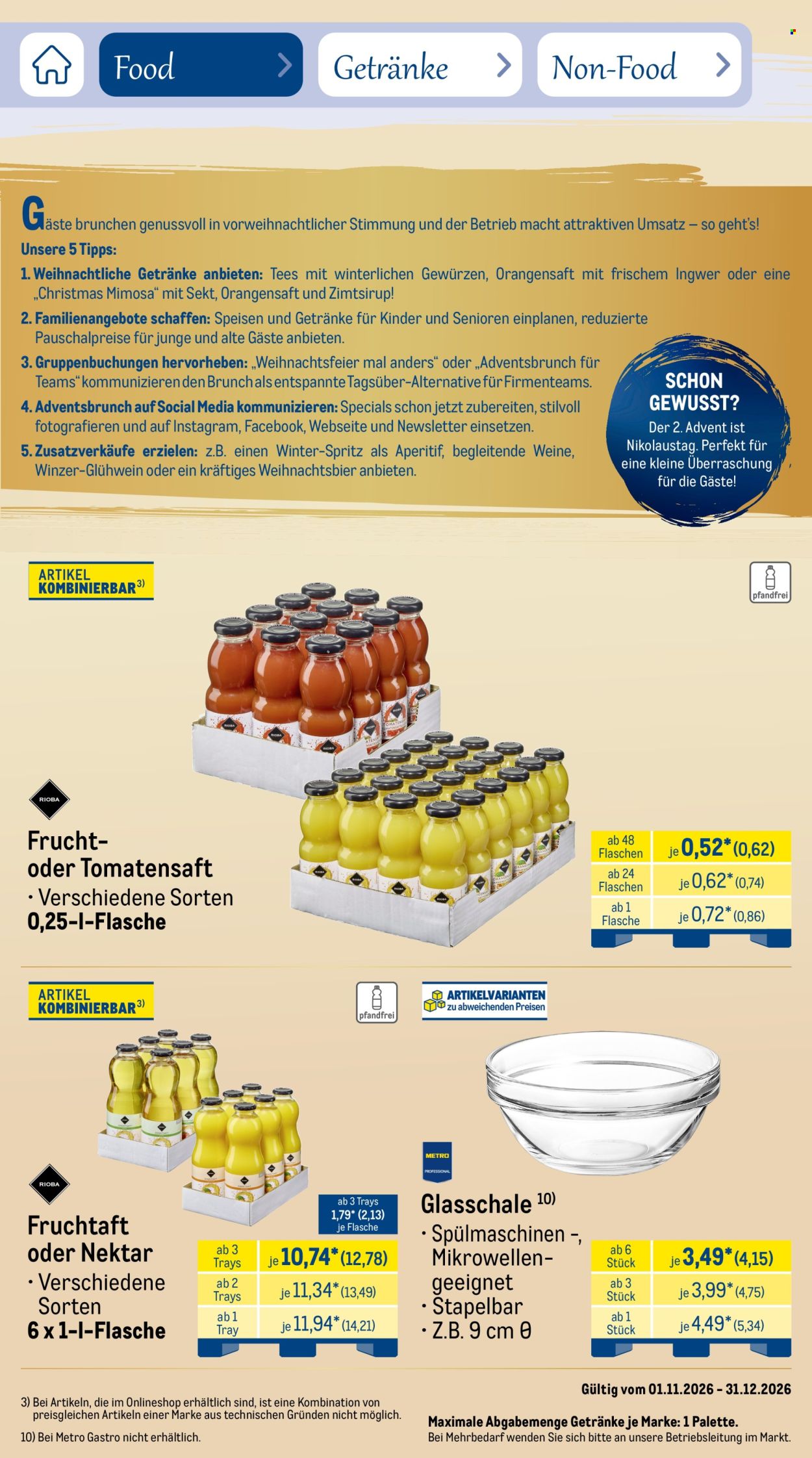 Metro Prospekte  - 1.11.2026 - 31.12.2026. Seite 5