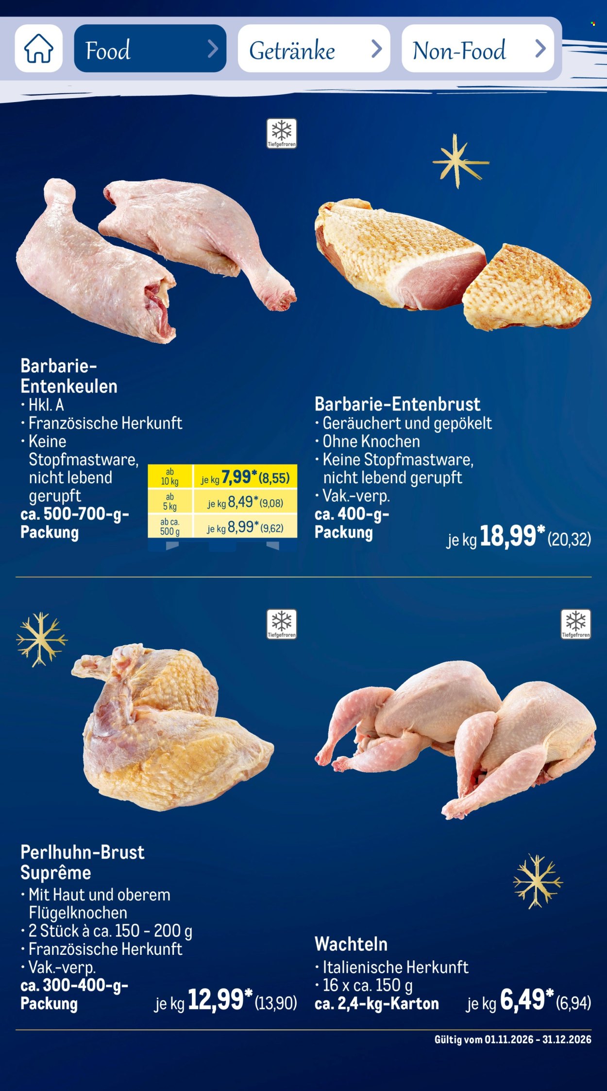 Metro Prospekte  - 1.11.2026 - 31.12.2026. Seite 33