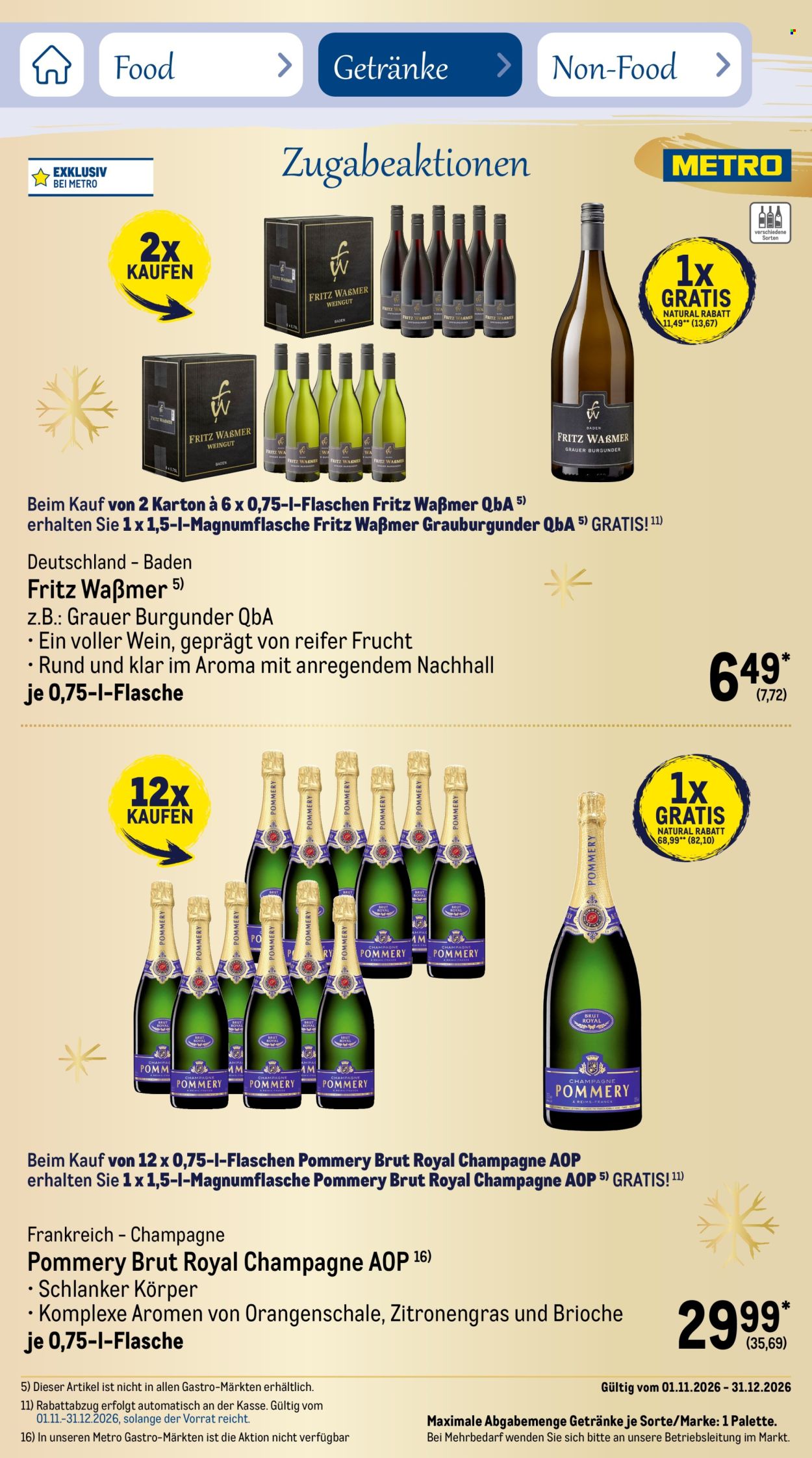 Metro Prospekte  - 1.11.2026 - 31.12.2026. Seite 74