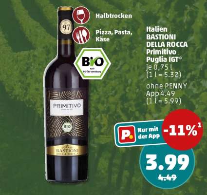 BASTIONI DELLA ROCCA Primitivo Puglia IGT