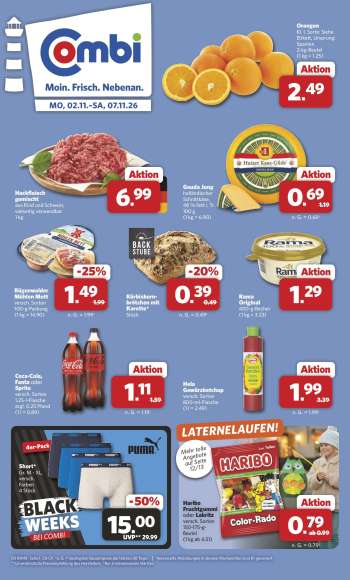 Prospekte Combi - 2.11.2026 - 7.11.2026.