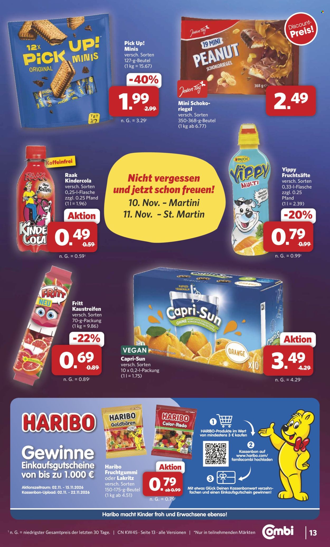 Combi Prospekte  - 2.11.2026 - 7.11.2026. Seite 13