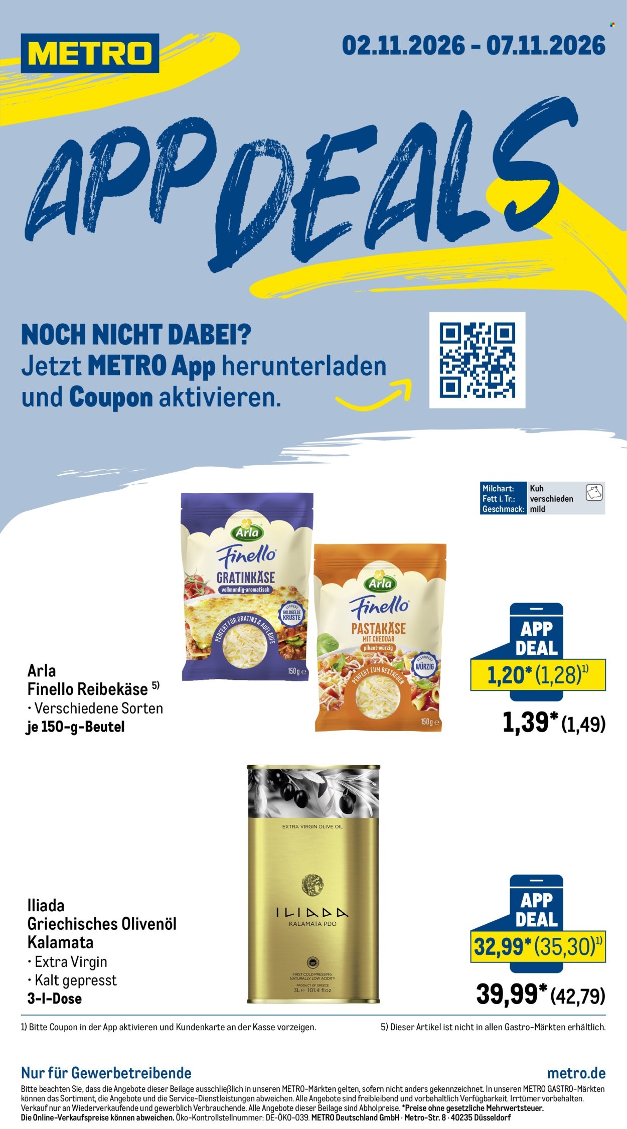 Metro Prospekte  - 2.11.2026 - 7.11.2026. Seite 1