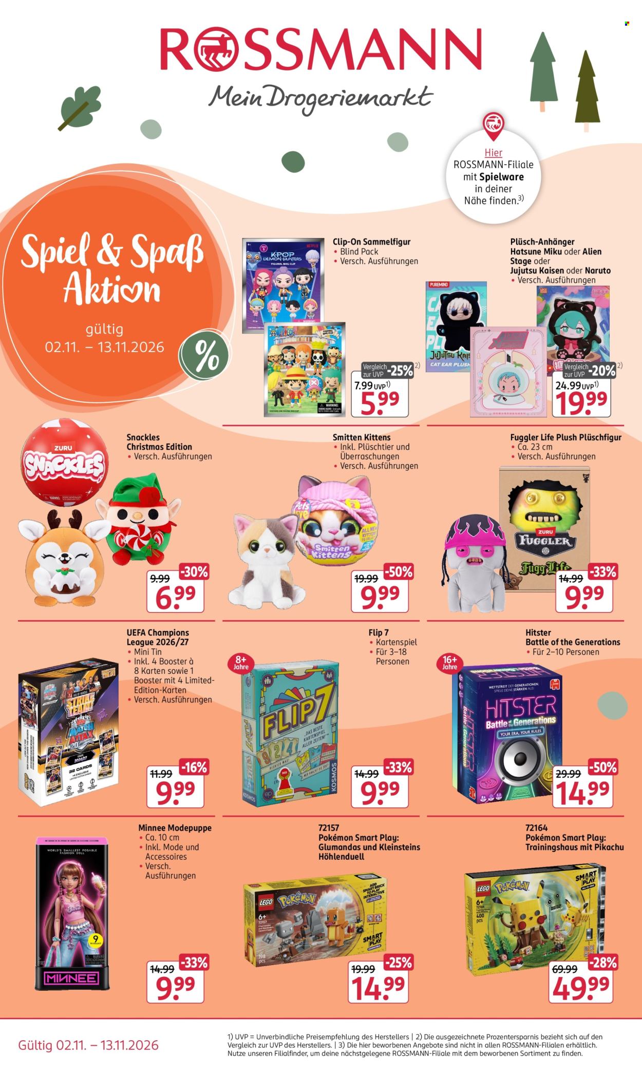 Rossmann Prospekte  - 2.11.2026 - 13.11.2026. Seite 1
