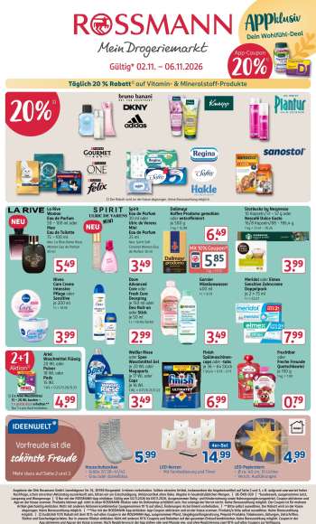 Prospekte Rossmann - 2.11.2026 - 6.11.2026.