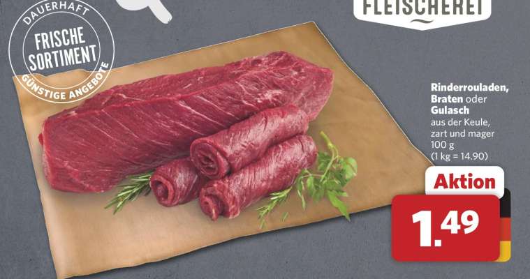 Rinderrouladen, Braten oder Gulasch